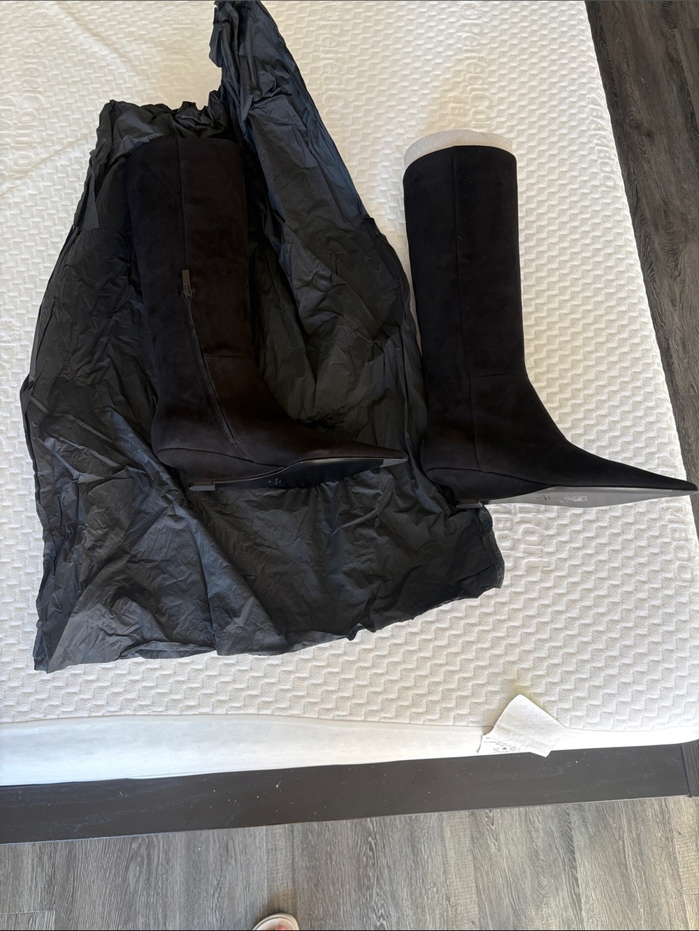 TOTEME Sharp Suede Knee High Boot - Picture 5 of 5